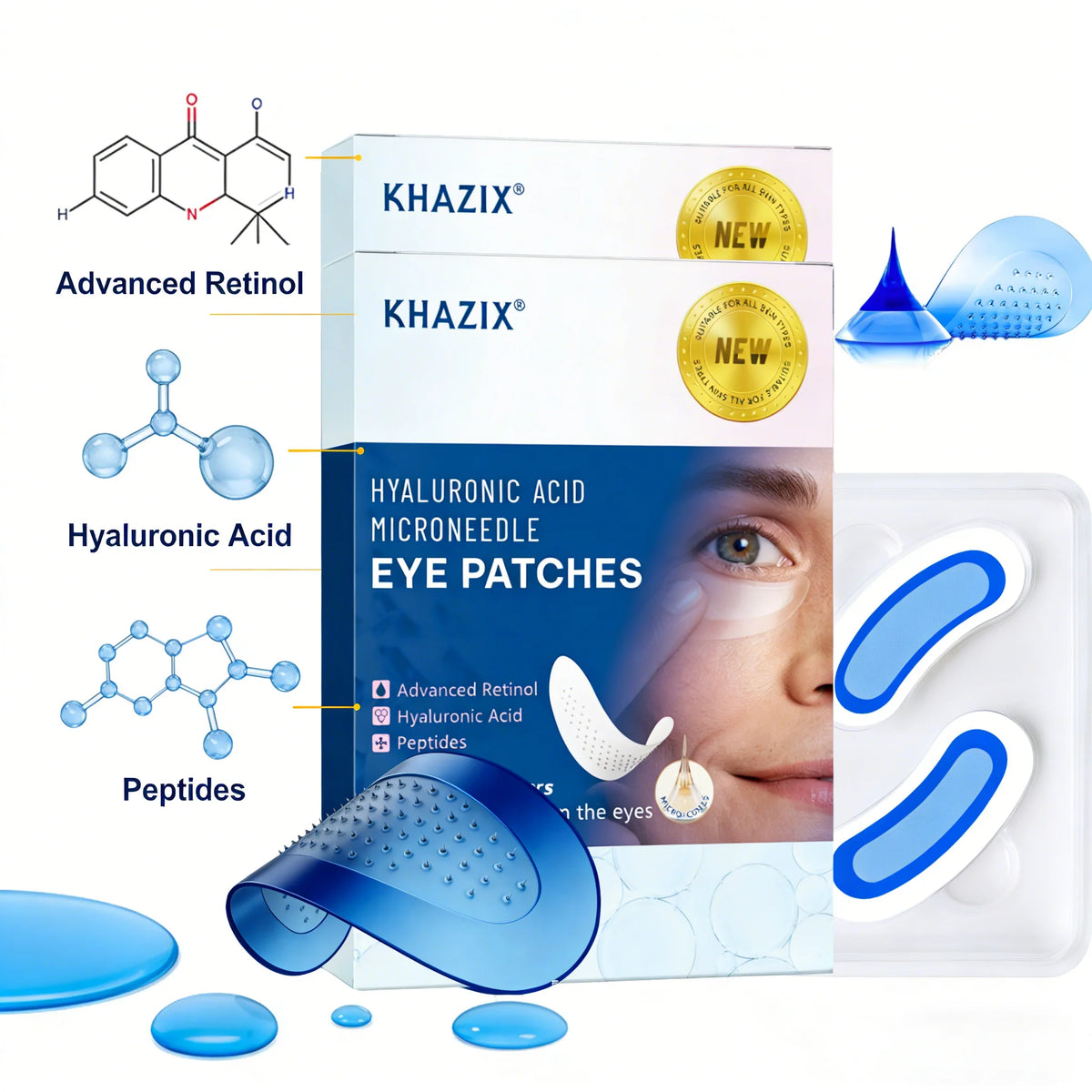 Relvie Microneedle Eye Patch (1 Pair)