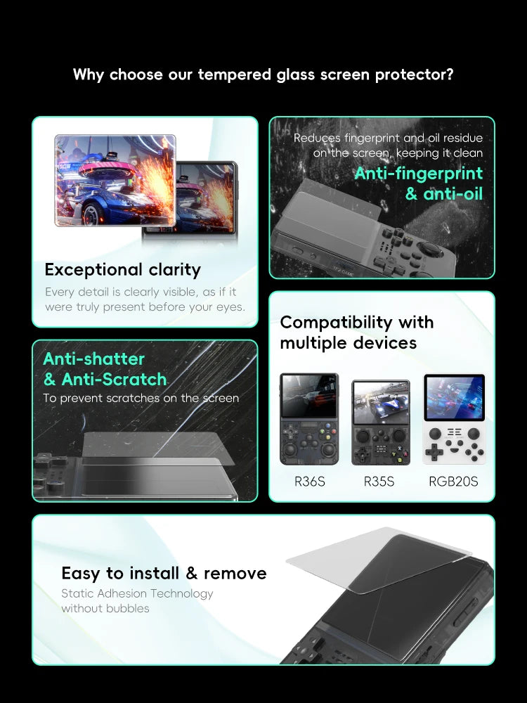Relvie Screen Protector Glass (3-Pack)