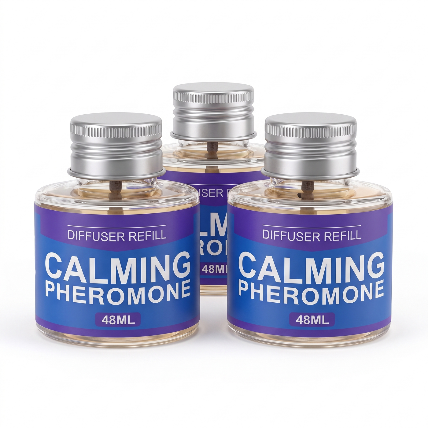 Three Scentry refill vials, 48ml each