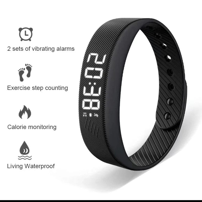 Relvie Wake Up Band For Kids and Teens - Black