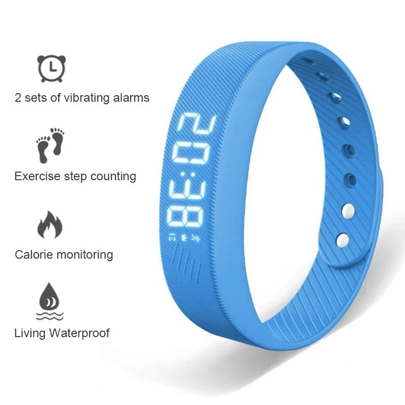 Relvie Wake Up Band For Kids and Teens - Blue