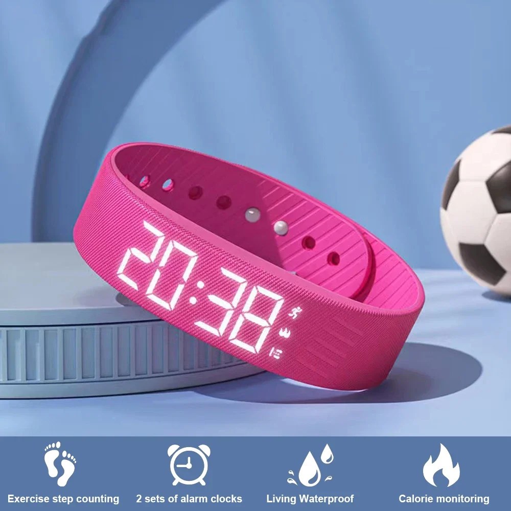Relvie Wake Up Band For Kids and Teens - Pink
