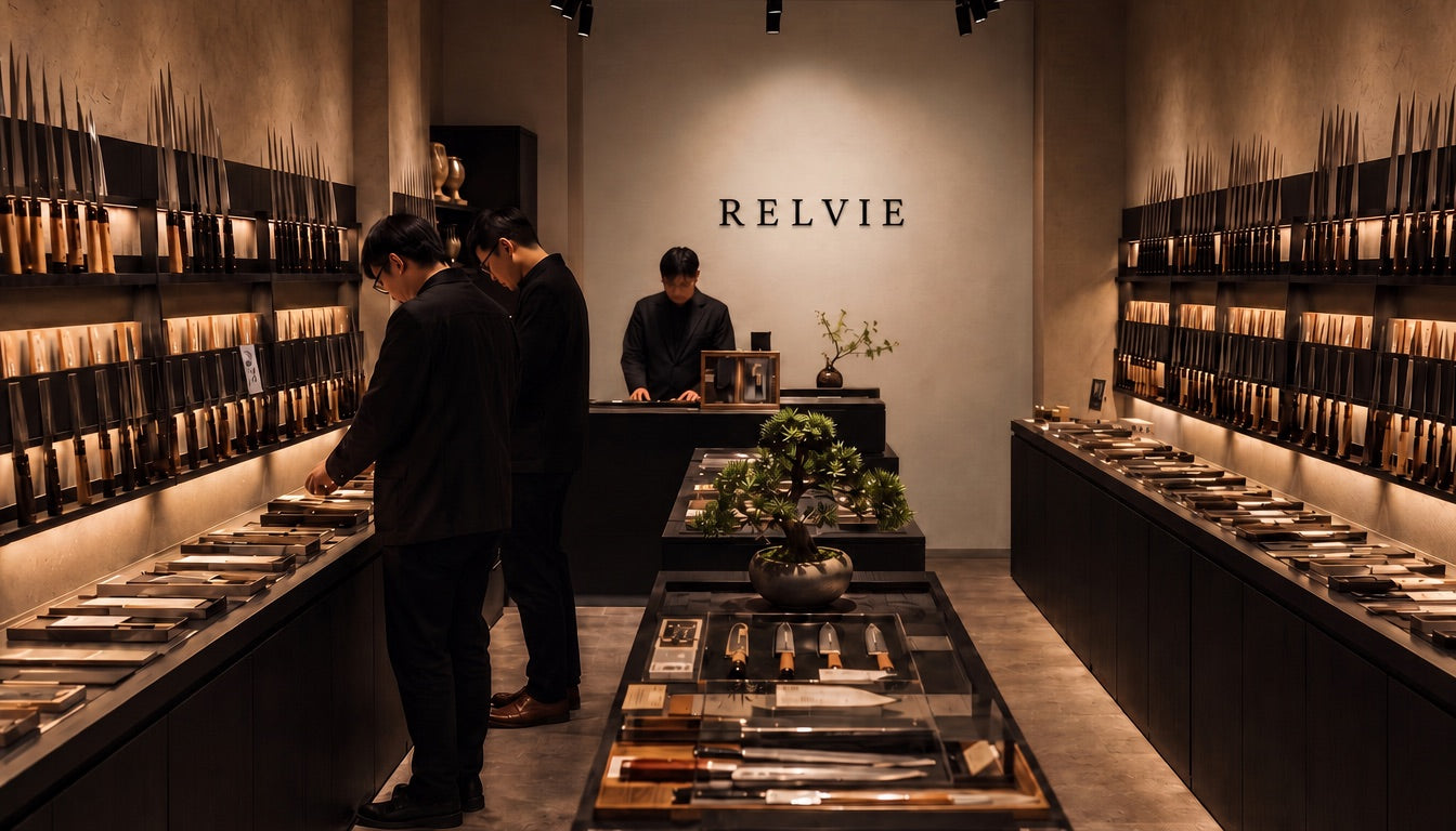 RELVIE store interior, collection hero