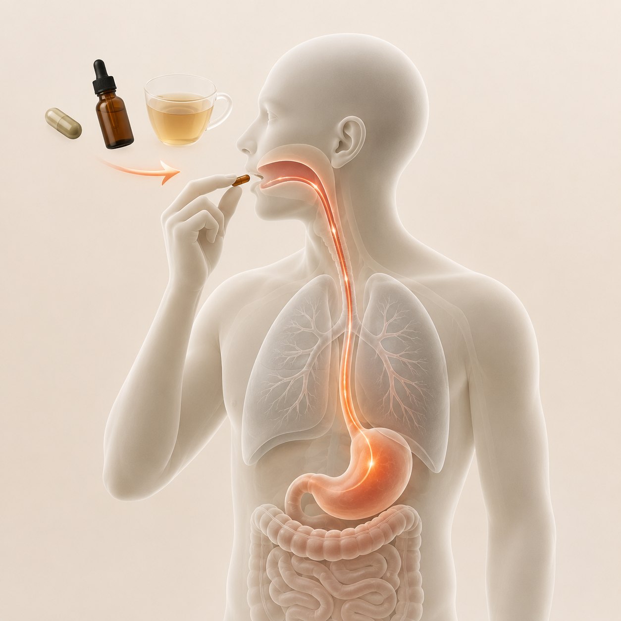 Pills, drops and teas