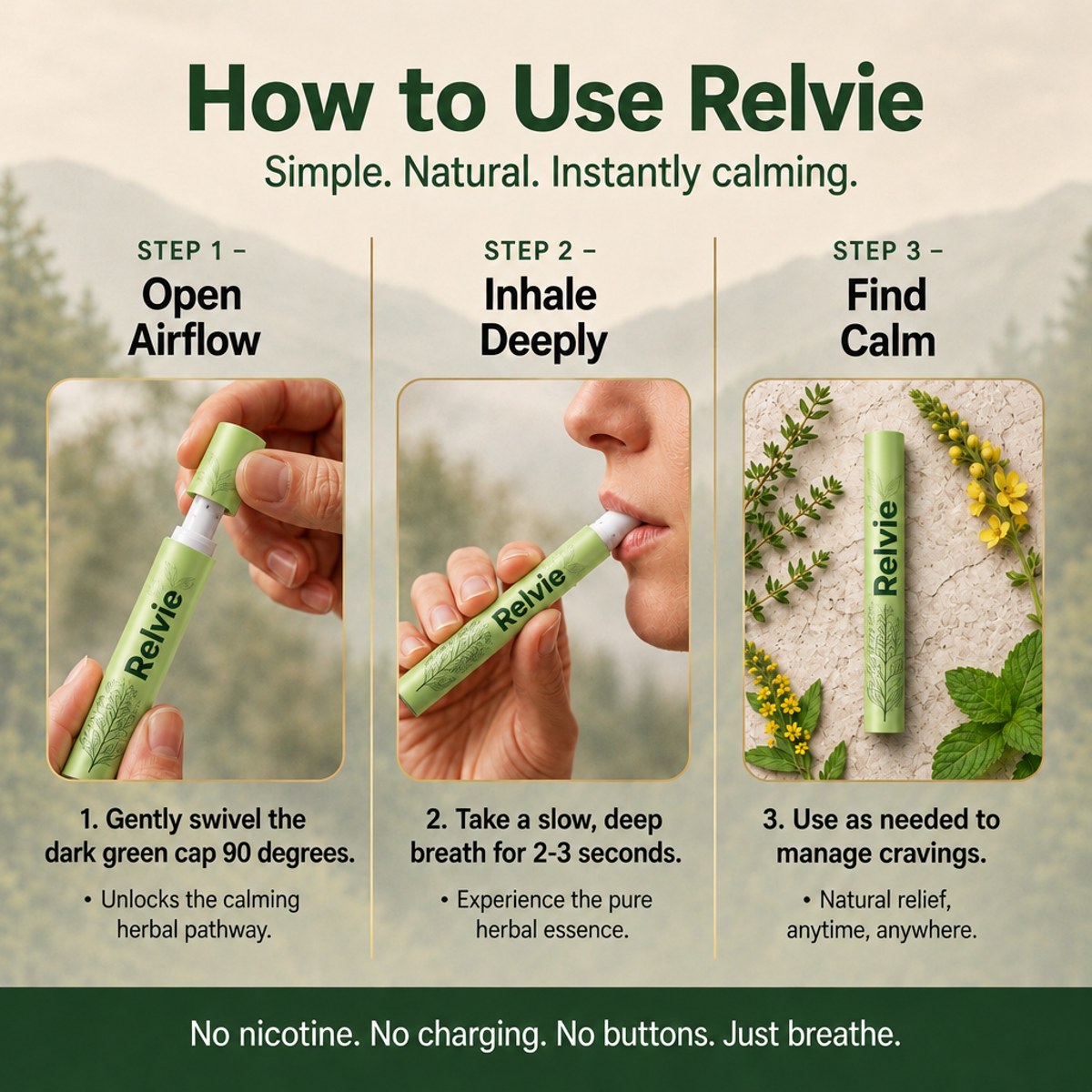 Relvie Mullein Inhaler Smokers
