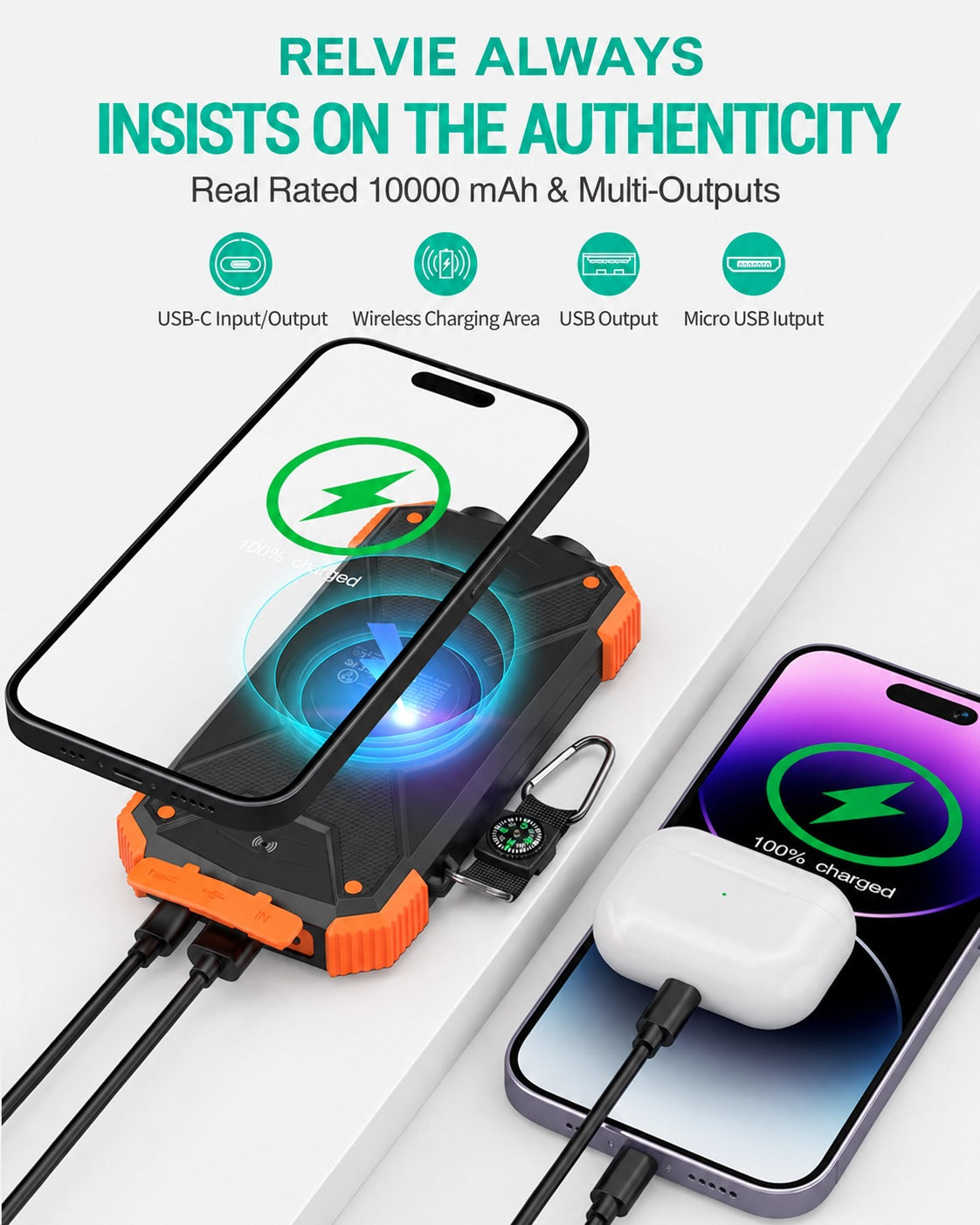 Relvie® Emergency Power Bank