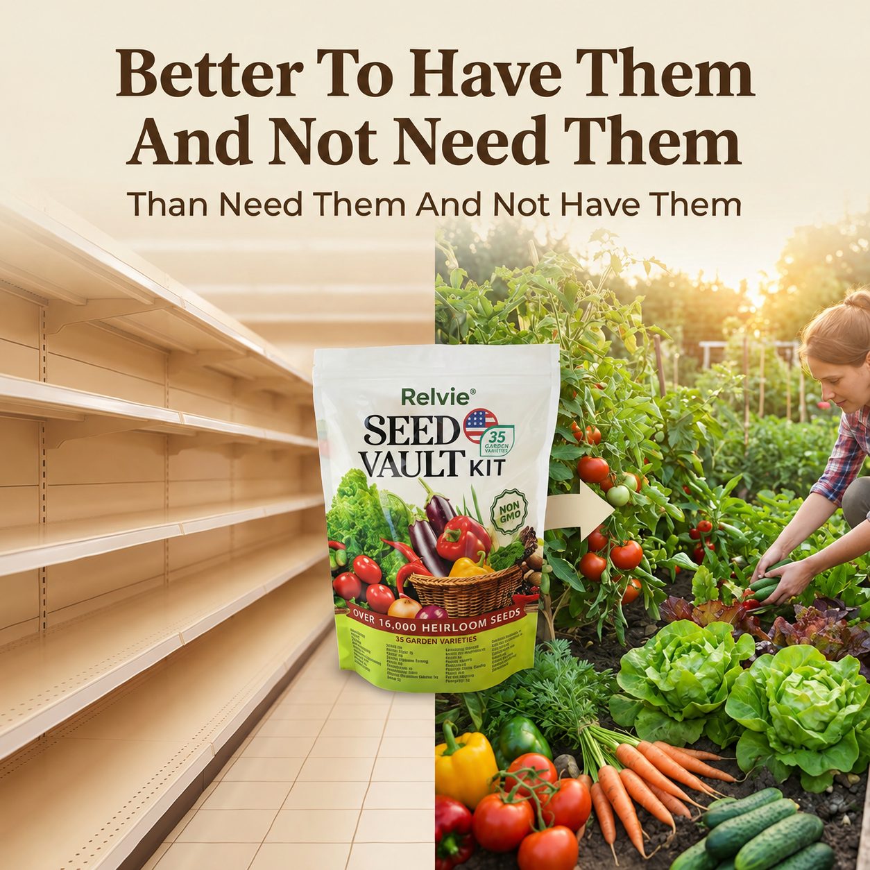 Relvie® Survival Seed Vault